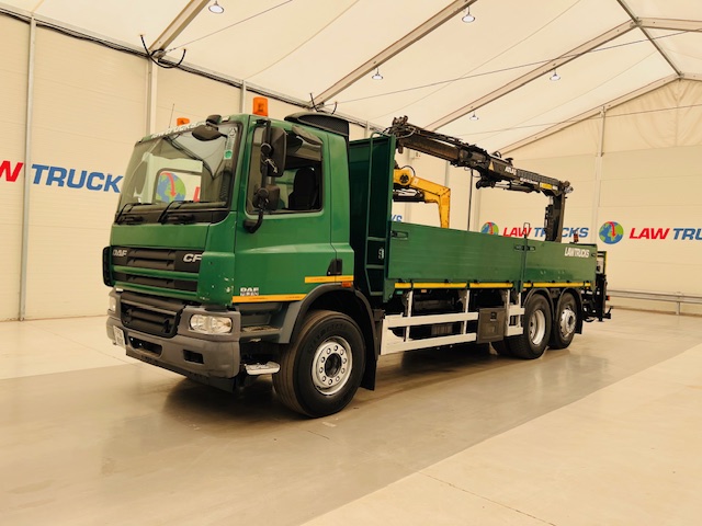 DAF CF75 310 Rear Lift Day Cab Dropside Brick Grab