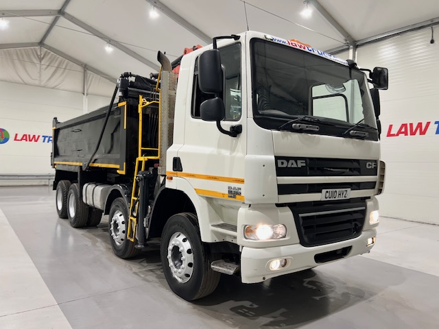 DAF CF85 360 8×4 Day Cab Steel Tipper Grab