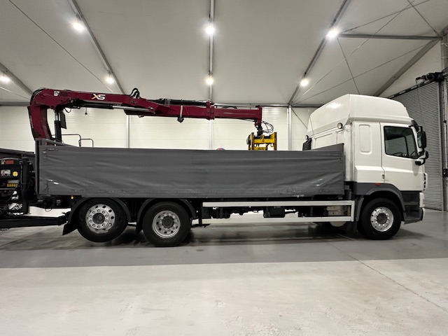 DAF CF85 460 6×2 Flatbed Drawbar Brick Grab
