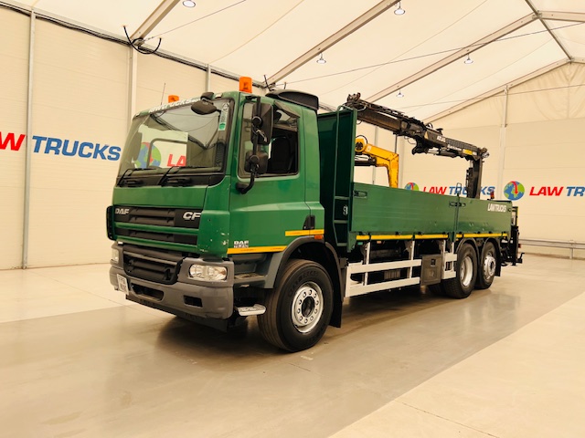 DAF CF75 310 Rear Lift Day Cab Dropside Brick Grab