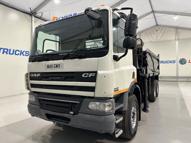 DAF CF75 310 6×4 Day Cab Steel Tipper Grab