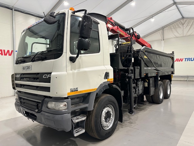 DAF CF75 310 6×4 Day Cab Steel Tipper Grab