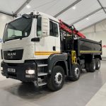 MAN TGS 35.360 8×4 Day Cab Steel Tipper Grab - thumbnail