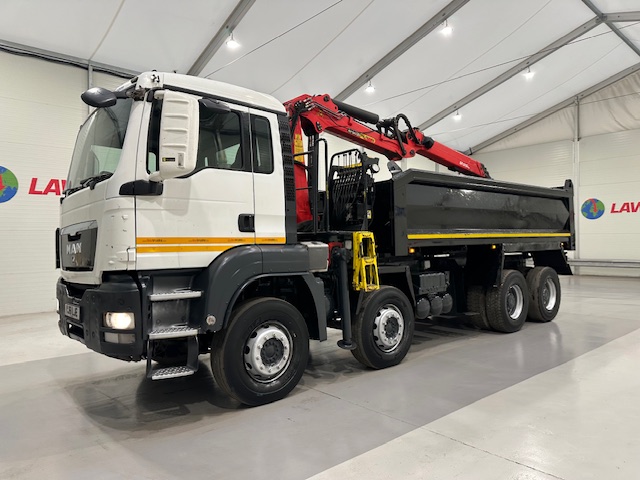 MAN TGS 35.360 8×4 Day Cab Steel Tipper Grab