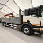 Scania P270 6×2 10 Tyre Flatbed Drawbar Brick Grab - thumbnail