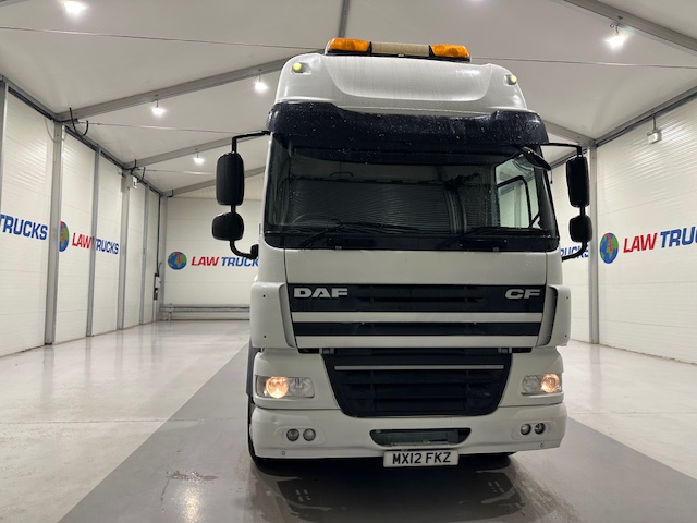 DAF CF85 460 6×2 Flatbed Drawbar Brick Grab