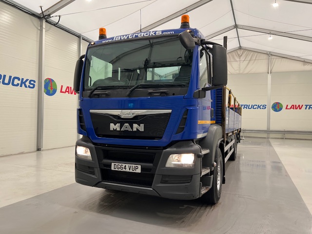 MAN TGS 26.360 6×2 Rear Lift Dropside Brick Grab Manual