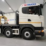 Scania R420 8×2 Rear Lift Brick Grab Drawbar - thumbnail
