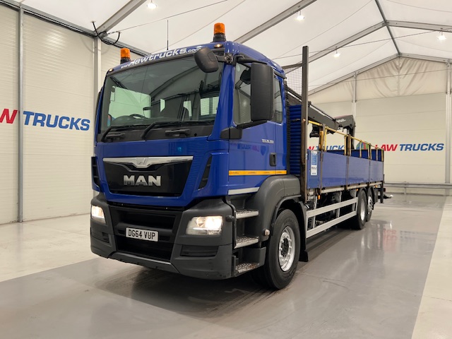 MAN TGS 26.360 6×2 Rear Lift Dropside Brick Grab Manual