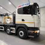 Scania R420 8×2 Rear Lift Brick Grab Drawbar - thumbnail