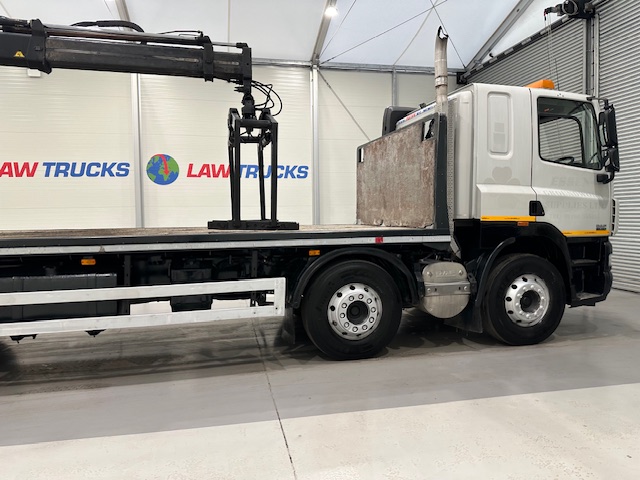 DAF CF85 360 8×2 Flatbed Brick Grab Drawbar