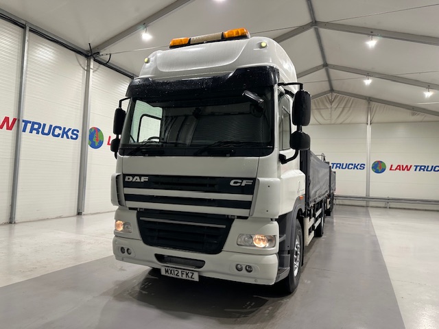 DAF CF85 460 6×2 Flatbed Drawbar Brick Grab