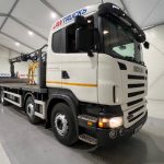 Scania R420 8×2 Rear Lift Brick Grab Drawbar - thumbnail