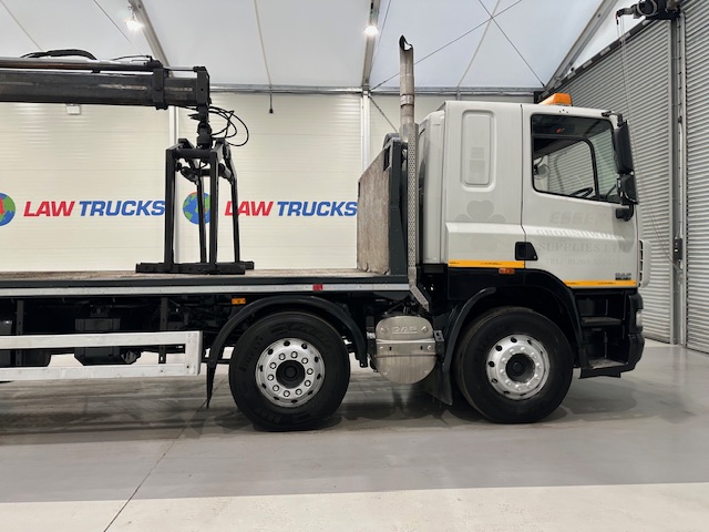 DAF CF85 360 8×2 Flatbed Brick Grab Drawbar