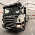 Scania P270 6×2 10 Tyre Flatbed Drawbar Brick Grab - thumbnail