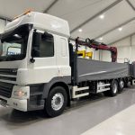 DAF CF85 460 6×2 Flatbed Drawbar Brick Grab - thumbnail