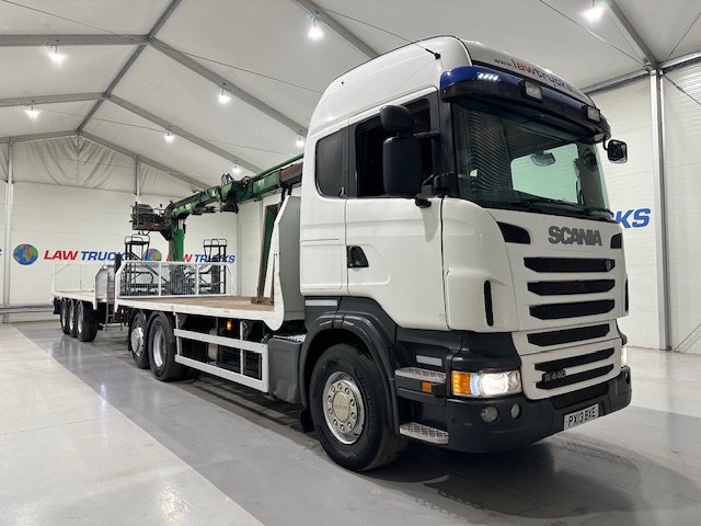 Scania R440 6×2 Rear Lift Brick Grab Drawbar
