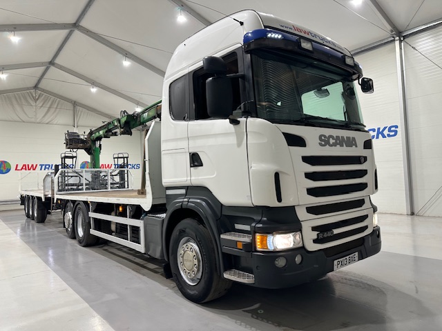 Scania R440 6×2 Rear Lift Brick Grab Drawbar