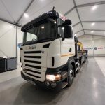 Scania R420 8×2 Rear Lift Brick Grab Drawbar - thumbnail
