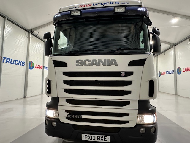 Scania R440 6×2 Rear Lift Brick Grab Drawbar
