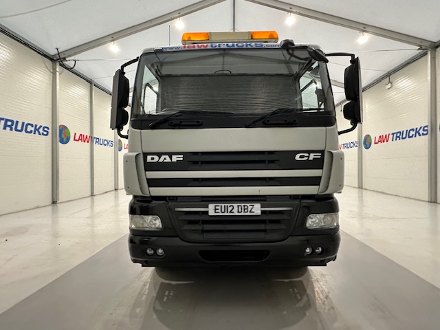 DAF CF85 360 8×2 Flatbed Brick Grab Drawbar