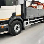 Scania P270 6×2 10 Tyre Flatbed Drawbar Brick Grab - thumbnail