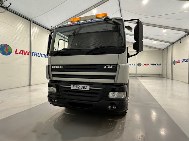 DAF CF85 360 8×2 Flatbed Brick Grab Drawbar