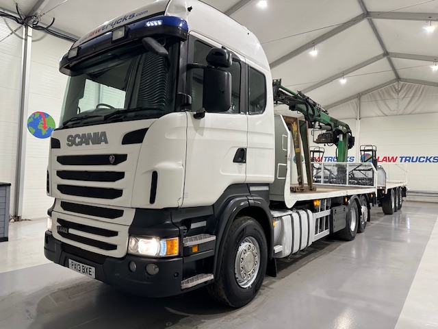 Scania R440 6×2 Rear Lift Brick Grab Drawbar
