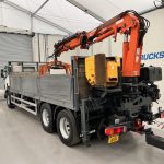 Scania P270 6×2 10 Tyre Flatbed Drawbar Brick Grab - thumbnail