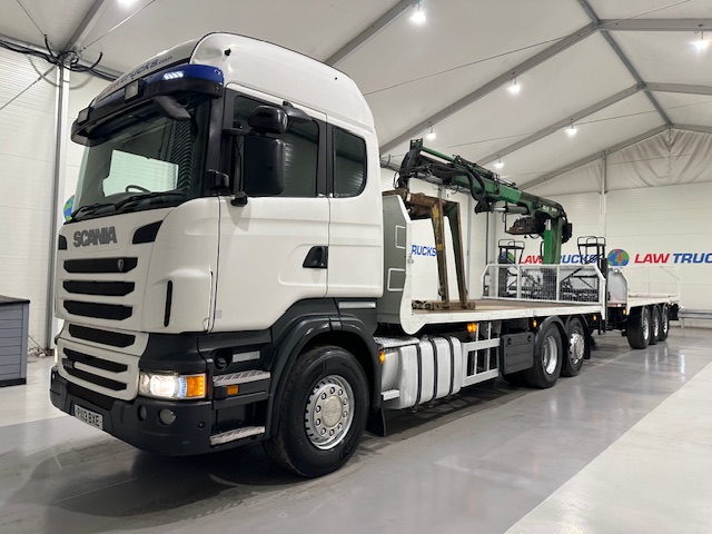 Scania R440 6×2 Rear Lift Brick Grab Drawbar