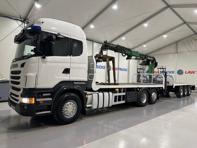 Scania R440 6×2 Rear Lift Brick Grab Drawbar