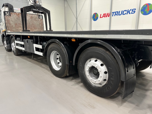DAF CF85 360 8×2 Flatbed Brick Grab Drawbar