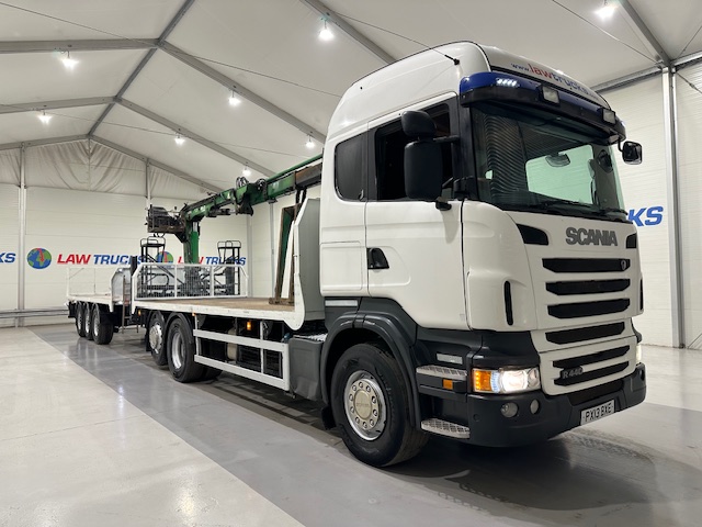 Scania R440 6×2 Rear Lift Brick Grab Drawbar