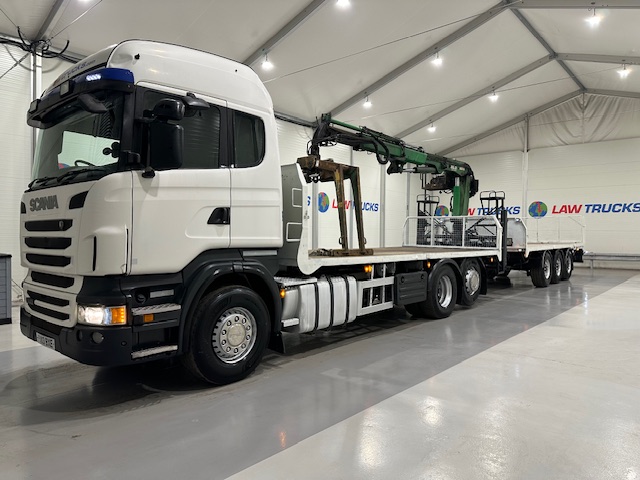 Scania R440 6×2 Rear Lift Brick Grab Drawbar