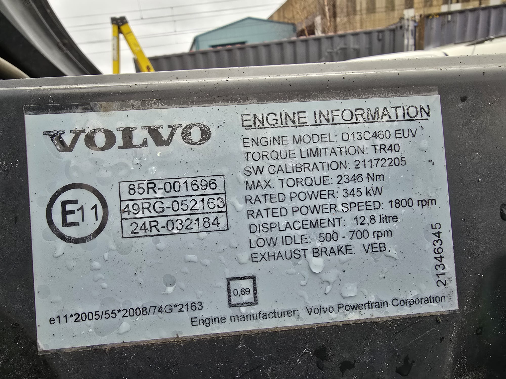 Volvo FH 460 6×2 Midlift Tractor Unit PTO