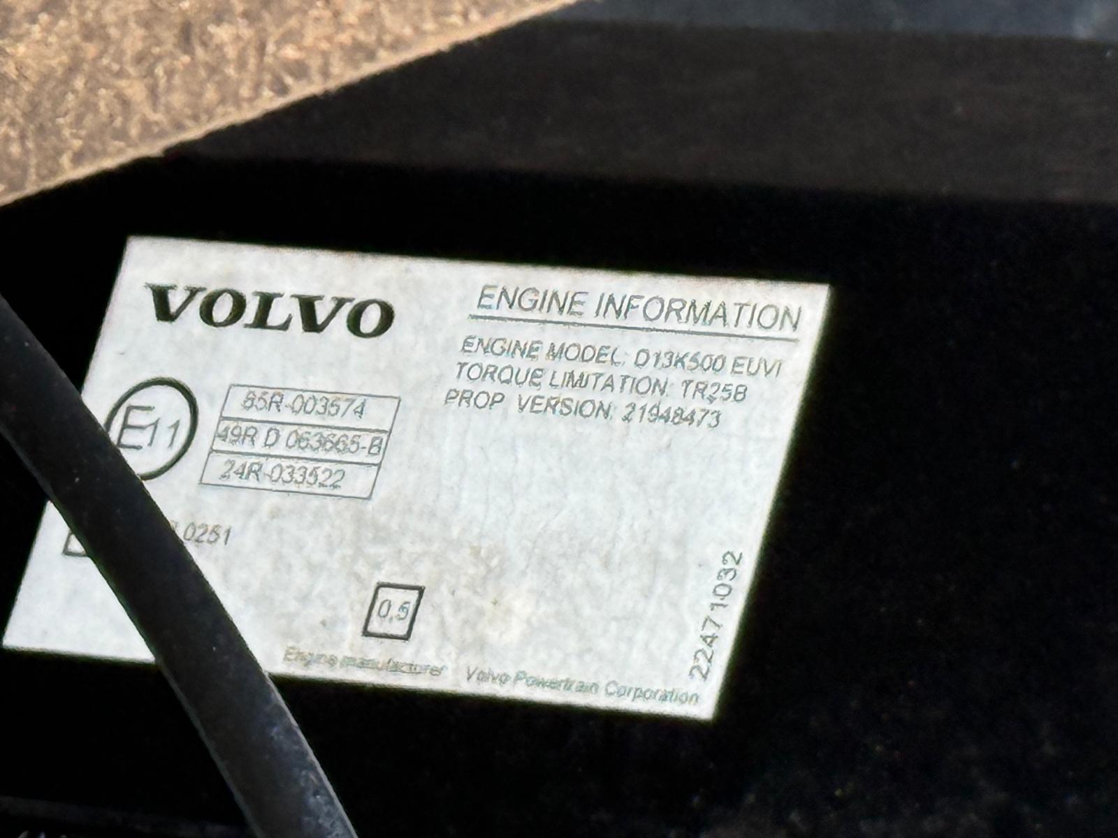Volvo FH 500 6×2 Midlift Tractor Unit